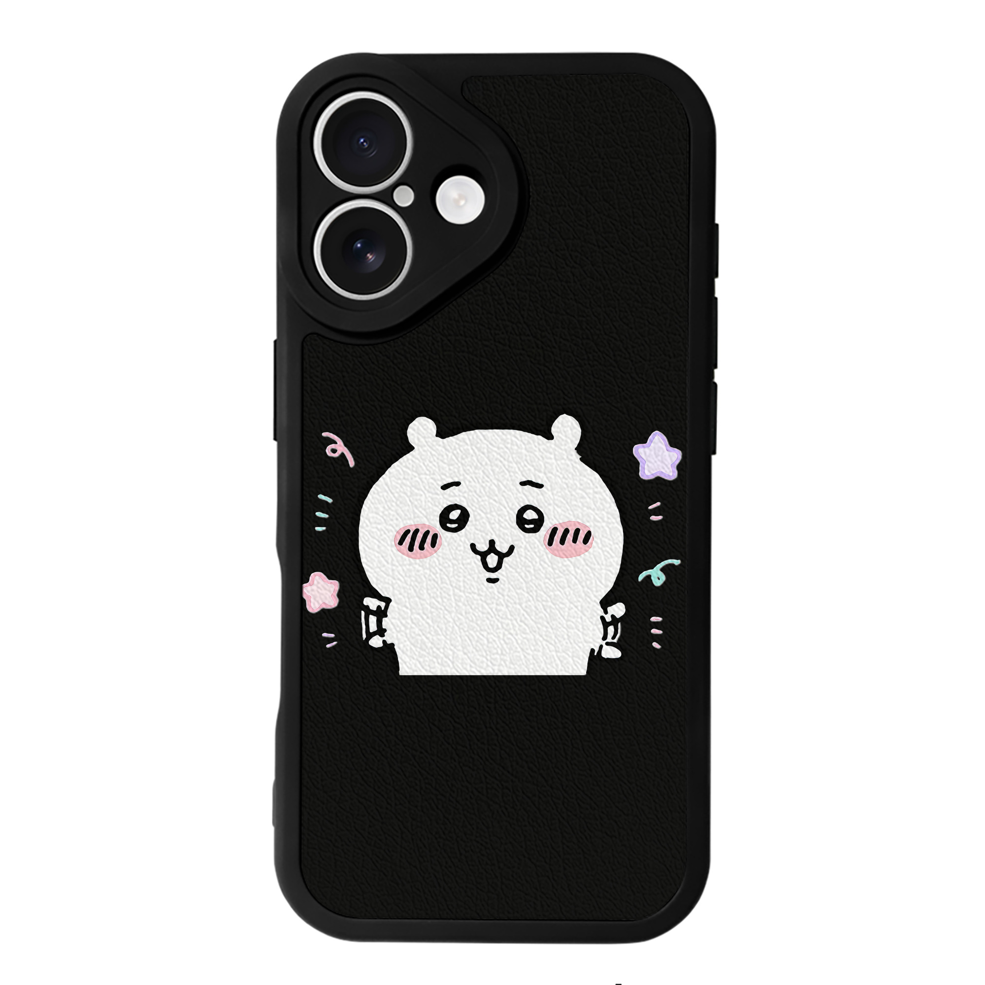 （画像用） ちいかわ ちいかわ Chii-kawa chiikawa 【iPhone 16シリーズ対応】シリコンスマホケース（レザー調） 材質：シリコン